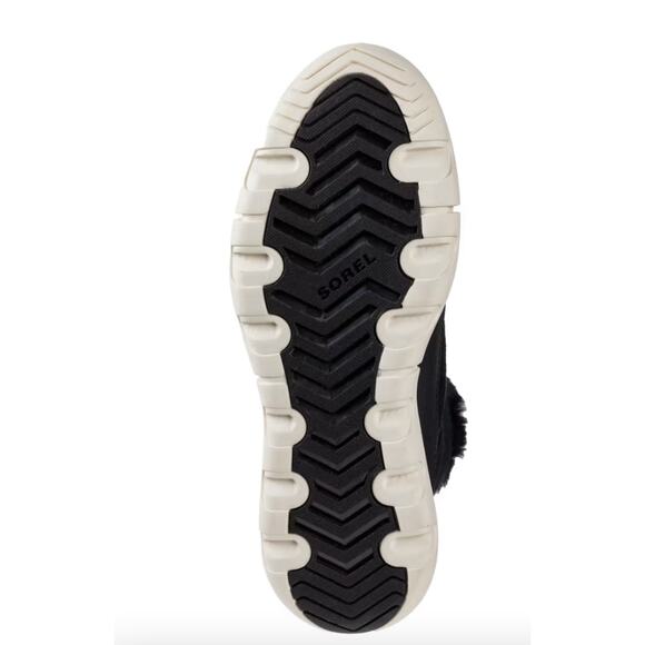 Sorel Explorer II Joan Faux Fur Waterproof Boots | Women 5.5 Black Suede NEW$155 - Picture 2 of 3